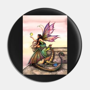 Dragons Orbs Fairy and Dragon Art by Molly Harrison Pin