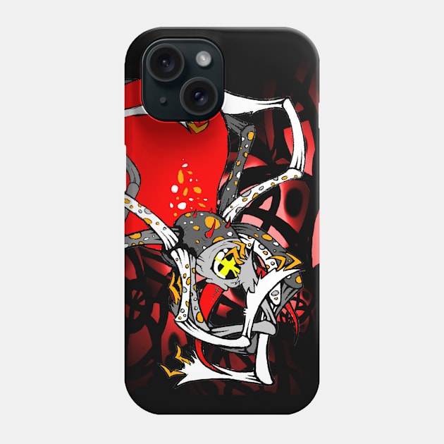 Spithulhu of Madness Red Phone Case by Brandon Beyond