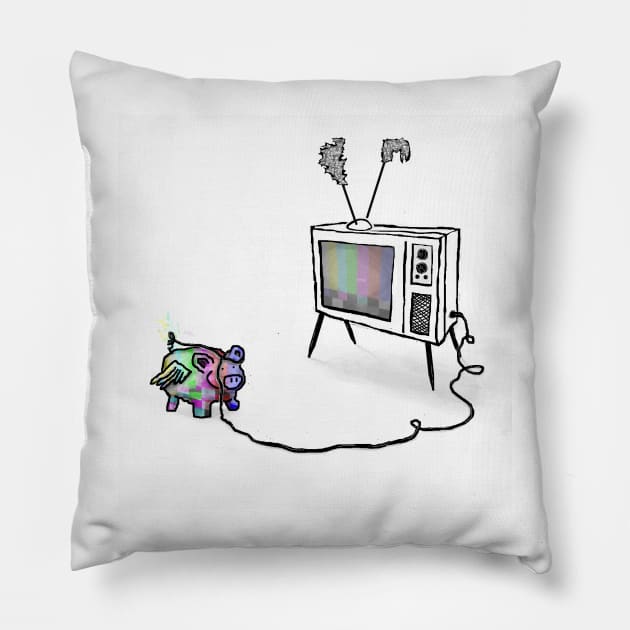 caveTV Pillow by cavepig