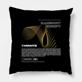 Illusory Script Dnd 5e Spells Tarot Card Dungeons and Dragons Gift Pillow