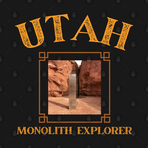 Monolith Explorer Utah Desert Alien Sculpture Utah Monolith Expedition Explorer Gift by MalibuSun