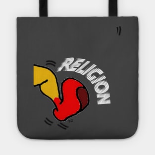 Kick Religion To The Curb - Front Tote