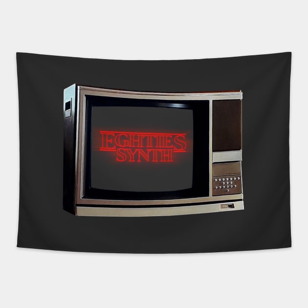 TV SET / EIGHTIES SYNTH #2 Tapestry by RickTurner