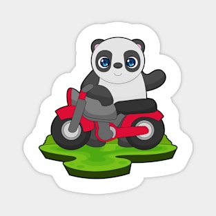 Panda Motorcycle Magnet