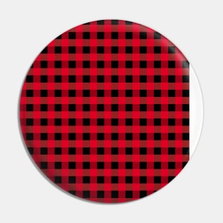 Buffalo plaid Pin