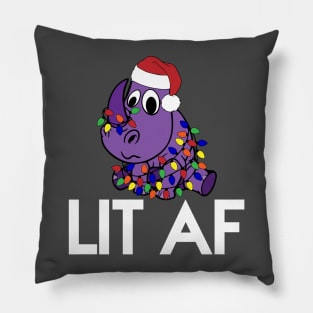 LTO Lit AF Twitch Logo Design Pillow