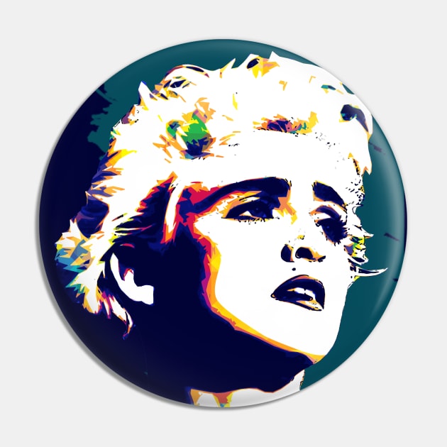 Madonna Pop Art Pin by Creativedy Stuff