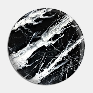 Black Marble Pin