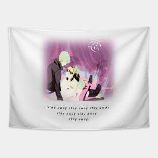 Evol X Love ''STAY AWAY'' V2 Tapestry