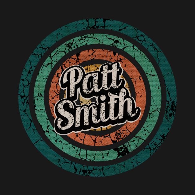 Patt Smith // Retro Circle Crack Vintage by People Mask