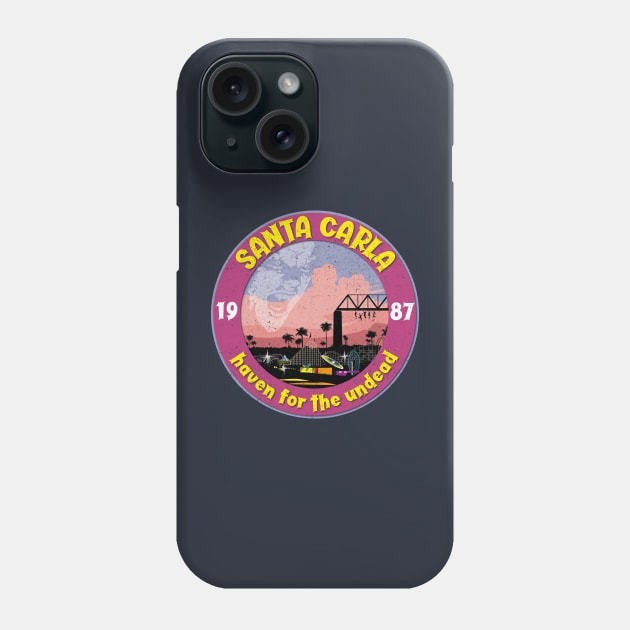 Santa Carla Haven for the Undead Phone Case by BOEC Gear