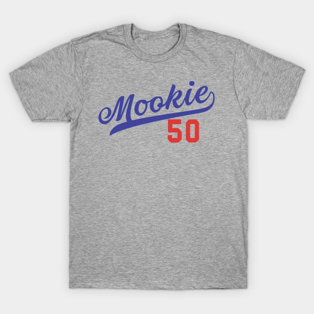 Mookie Betts 50 Los Angeles Baseball Jersey - Mookie Betts - Posters and  Art Prints