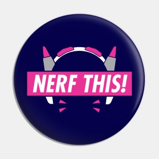 D.Va Nerf this! Voice line design Pin