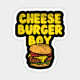 Cheese Burger Boy Magnet