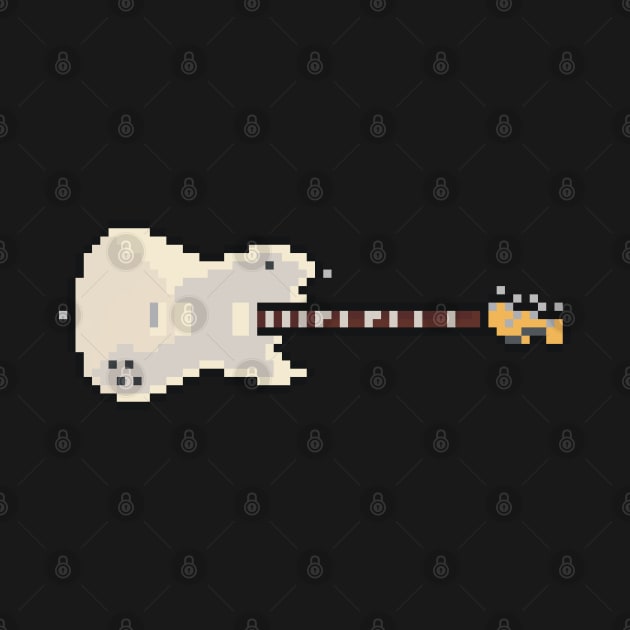 Pixel Silver CS Deluxe Guitar by gkillerb