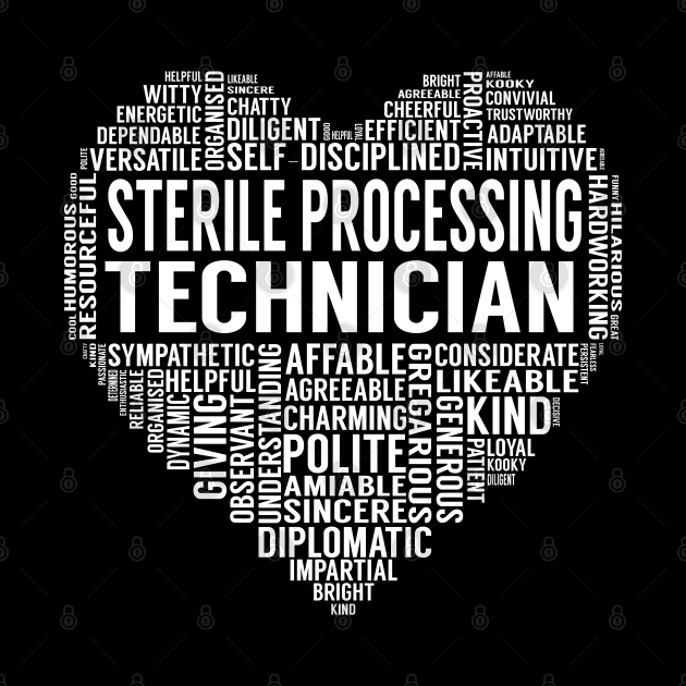 Sterile Processing Technician Heart by LotusTee