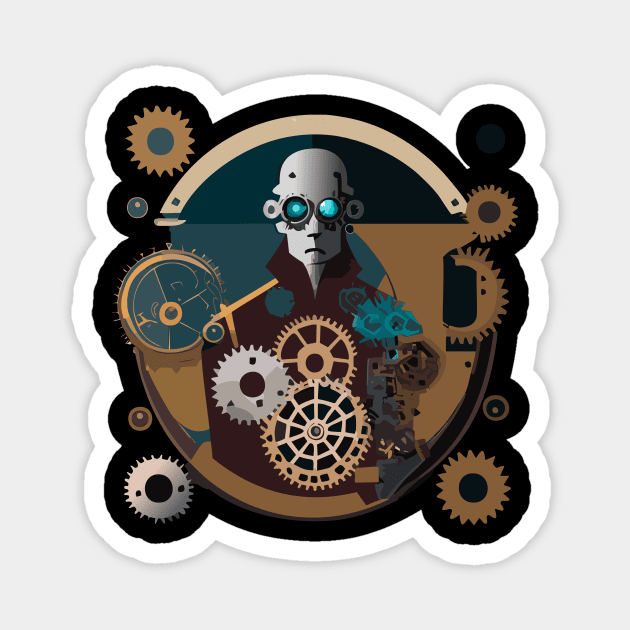 steampunk Magnet by goingplaces