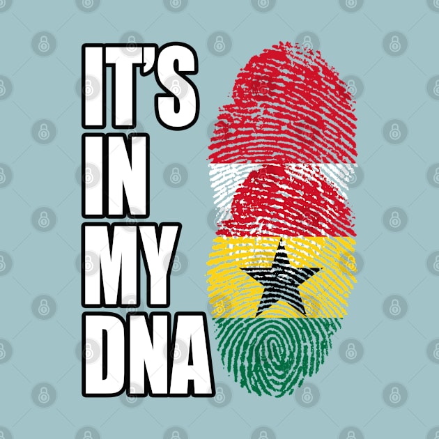 Indonesian And Ghanaian Mix Heritage DNA Flag by Just Rep It!!