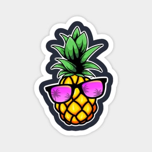 Golden Pineapple Magnet