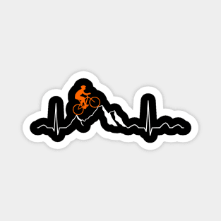 Heartbeat Mountainbike Magnet