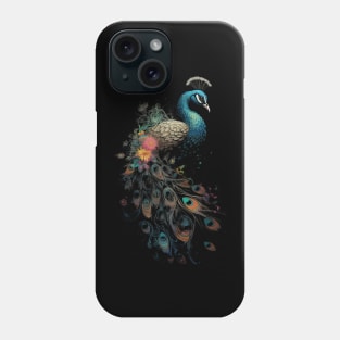 Peacock Art Phone Case