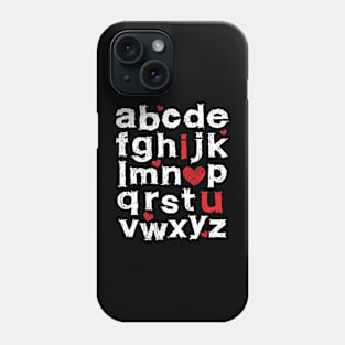 abc alphabet Phone Case