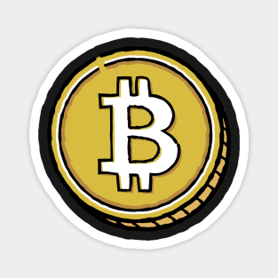 Bitcoin Doodle Magnet