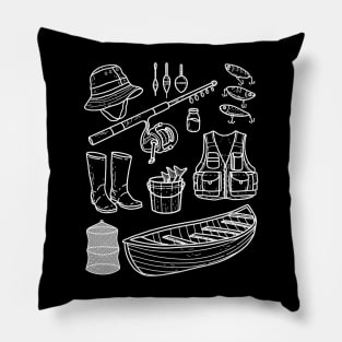 Fishing Time Minimalist Pillow