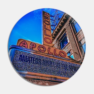 Apollo Theater Skyline Harlem Manhattan NYC Pin