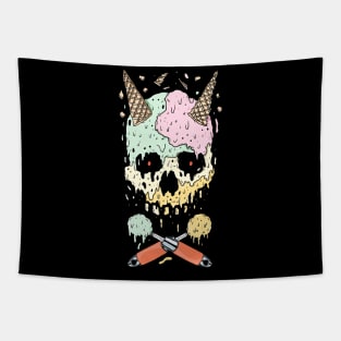 IceCream Skull Tapestry