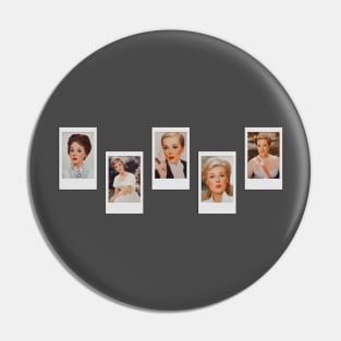 Julie Andrews Polaroids Pin