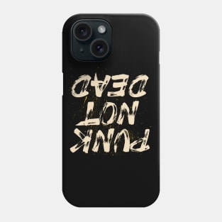 inverted punk not dead Phone Case