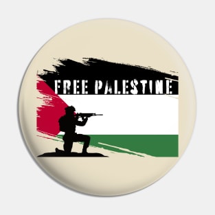 Free palestine Pin