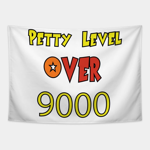 Petty Level Over 9000 Tapestry by sins0mnia