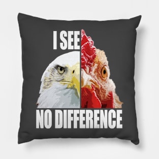 I See No Difference T Shirt for Vegans Pillow