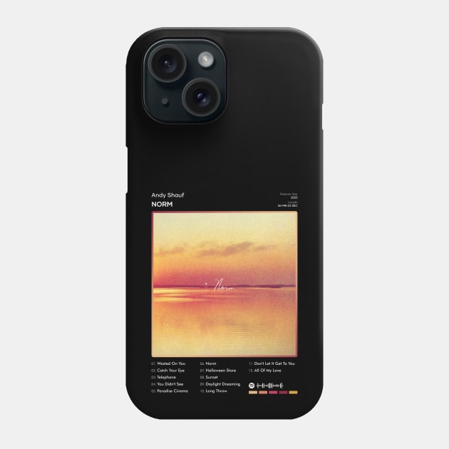 Andy Shauf - Norm Tracklist Album Phone Case by 80sRetro