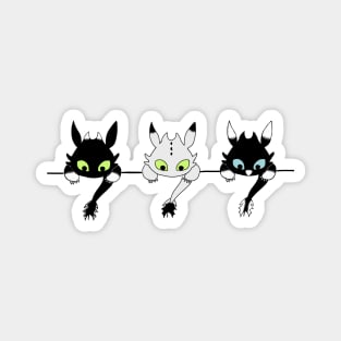 Toothless fury babies Magnet
