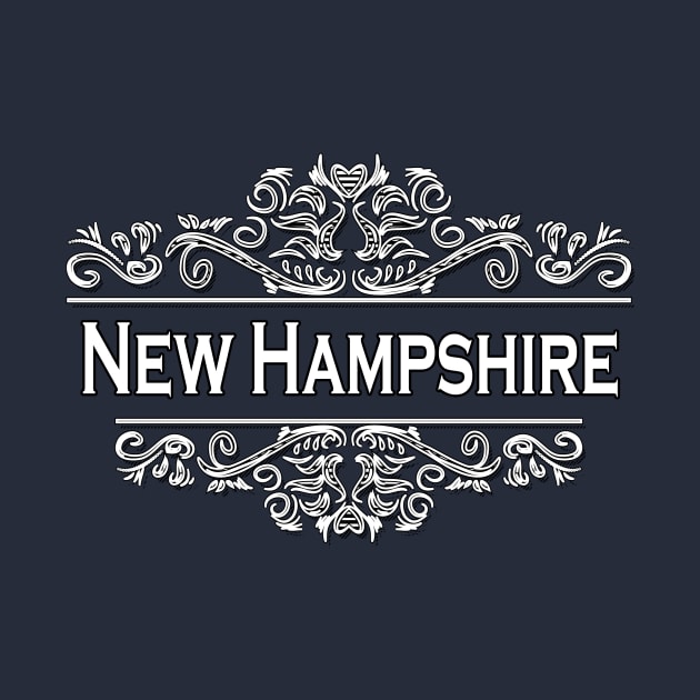 New Hampshire State by Usea Studio