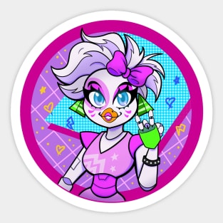 Funtime Chica Sticker for Sale by sugarysprinkles