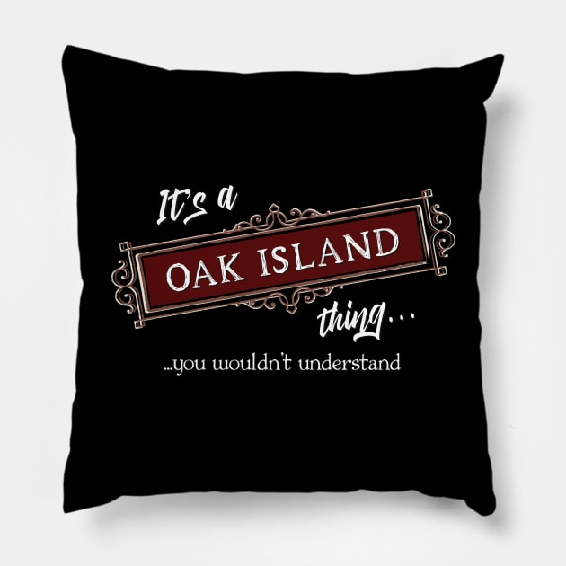 Oak island mystery brotherhood Pillow by OakIslandMystery