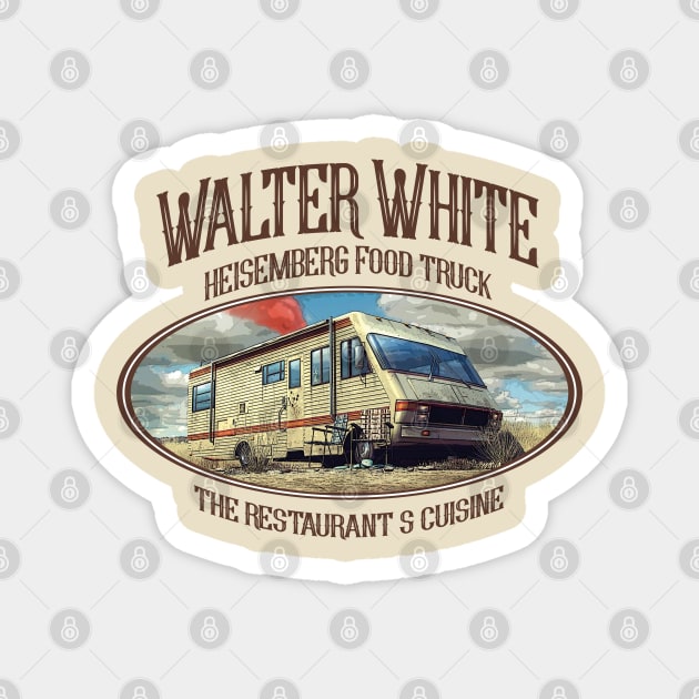 Walter White Food Truck Magnet by teeteet