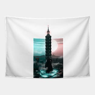 Magical Taipei 101 Tapestry