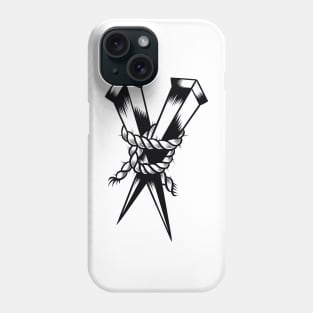 twin nails Phone Case