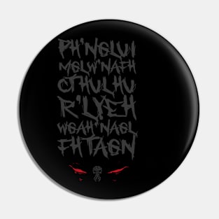 Call of Cthulhu Chant, Mantra, Spell Pin