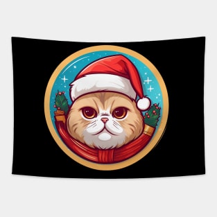 Scottish Fold Cat Xmas, Love Cats Tapestry