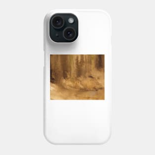 Abstract Oil Painting Mustard Yellow 12c8 Phone Case