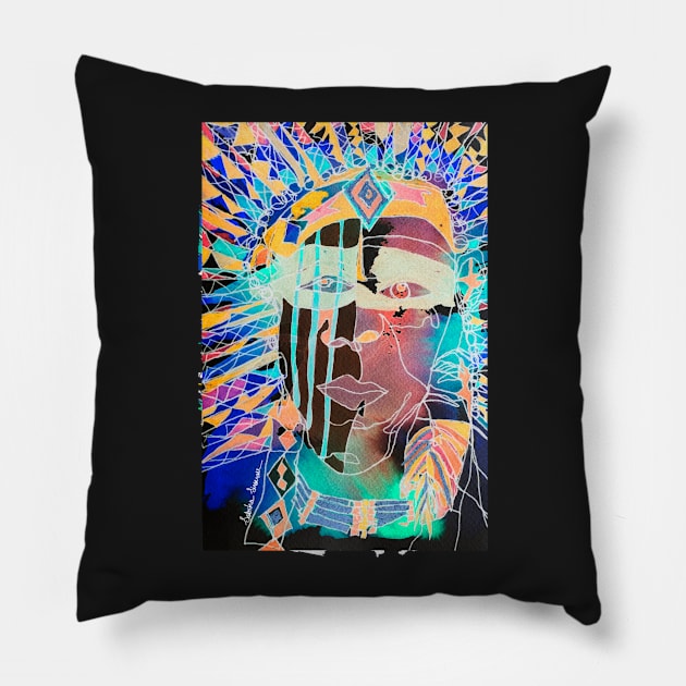 Fancy Indian Inverted Pillow by ruin