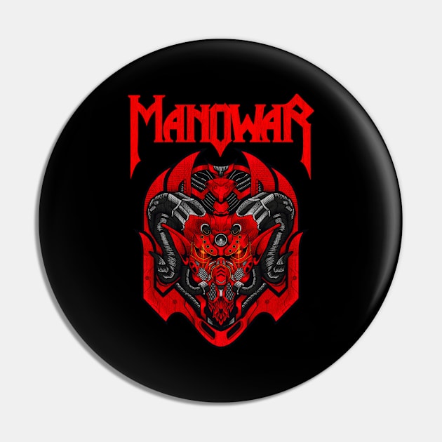 Manowar"Return of the Warlord" Pin by Rooscsbresundae