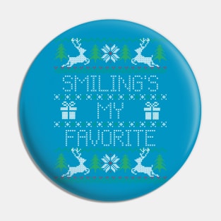 Smiling's My Favorite Sweater Pin