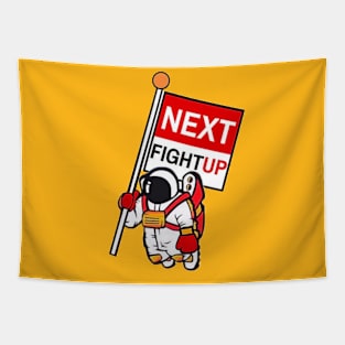 NextFightUp Astronaut Tapestry